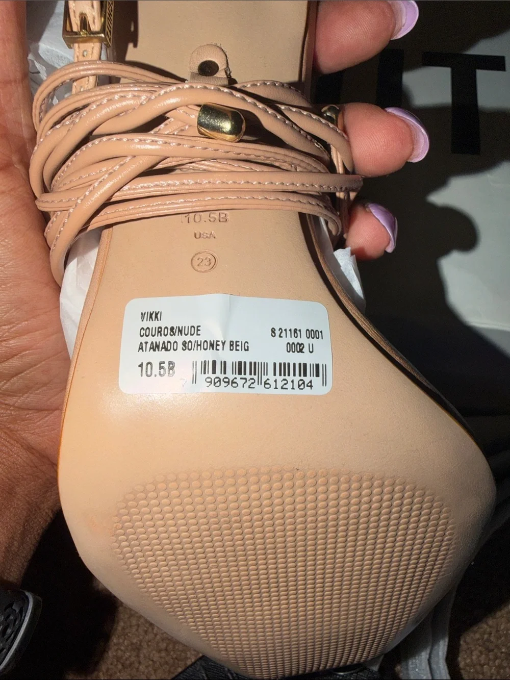 Honey Beige Strappy Women’s Sandals